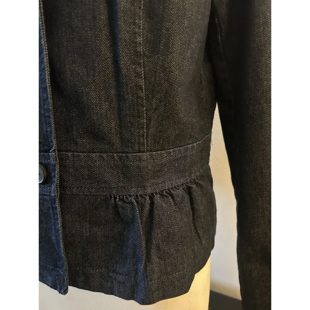 Vintage Tommy Hilfiger Jacket Women L Denim Blue Jean Med Wash Y2K 2000s‎ Ladies